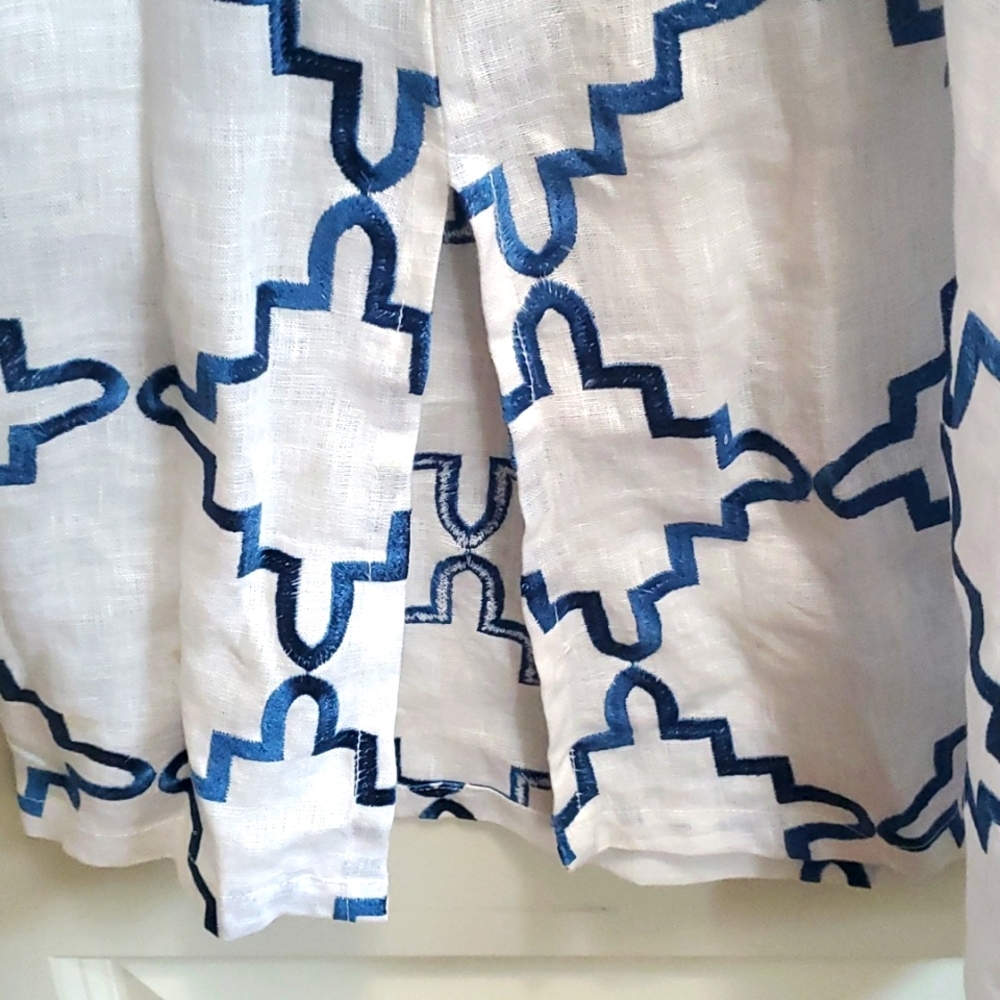 Embroidered Linen Tunic - Picture 3 of 6